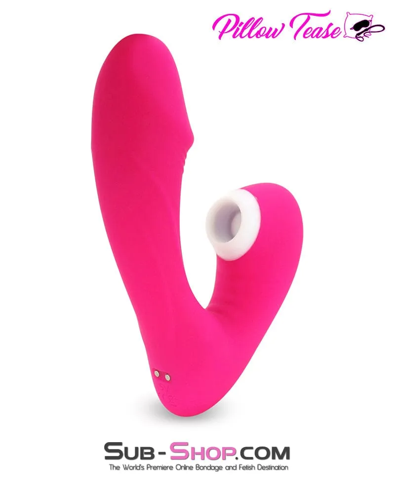 0656M      Fierce Clit Suction Vibrating G-Spot Dildo