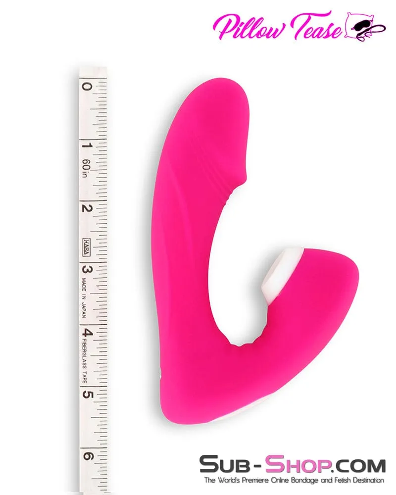 0656M      Fierce Clit Suction Vibrating G-Spot Dildo