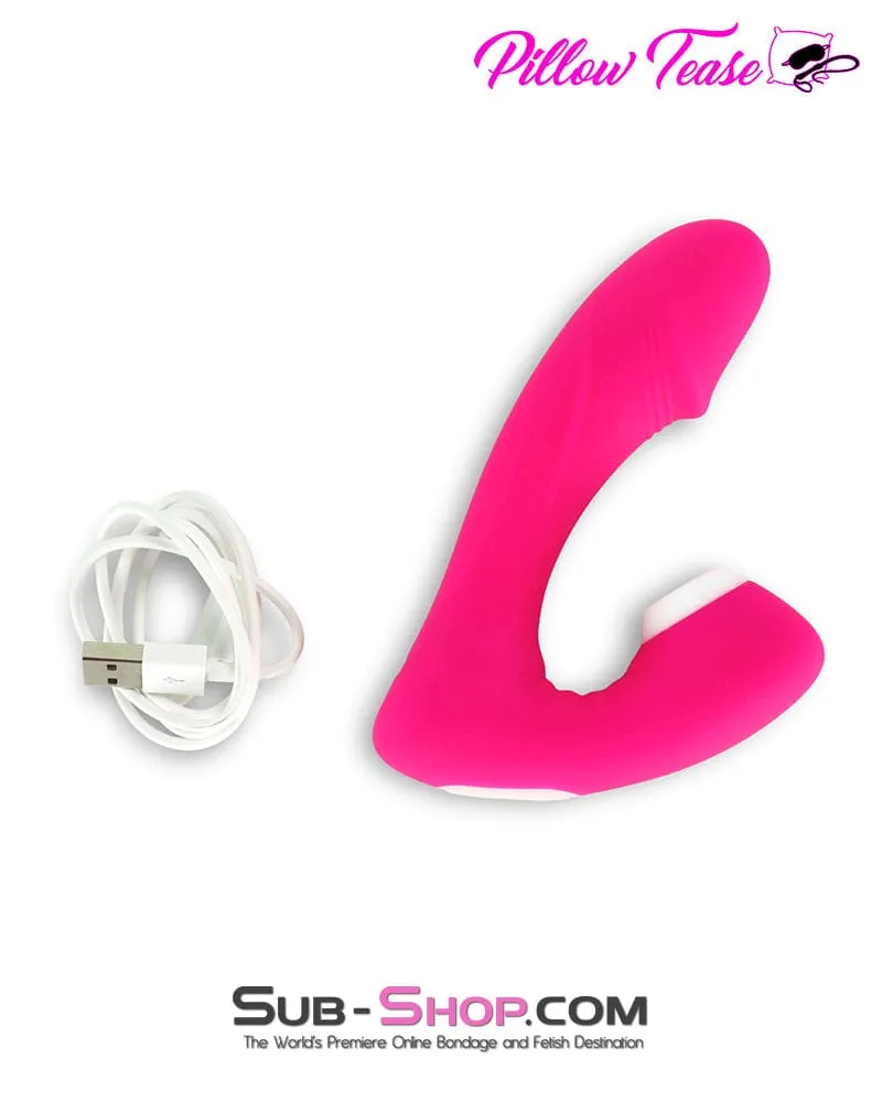 0656M      Fierce Clit Suction Vibrating G-Spot Dildo
