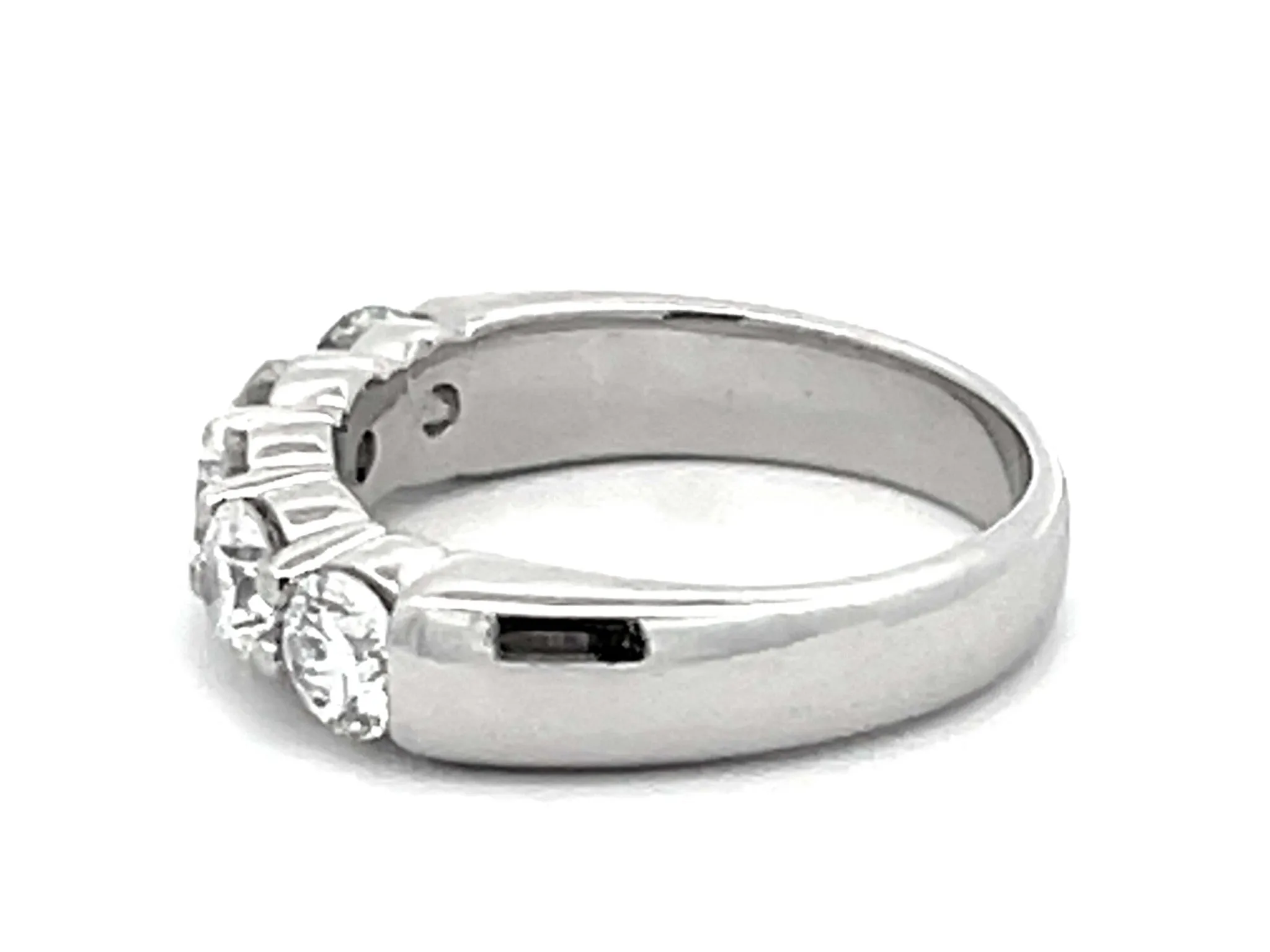 1 Carat Diamond Band Ring Platinum