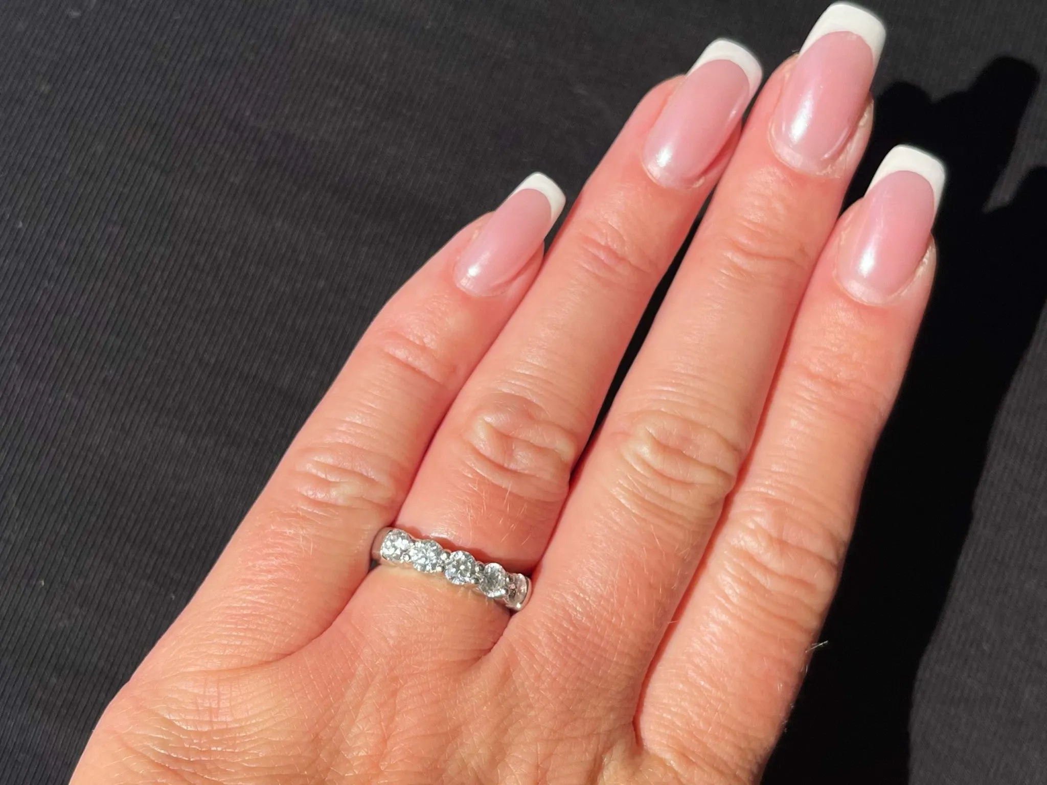 1 Carat Diamond Band Ring Platinum