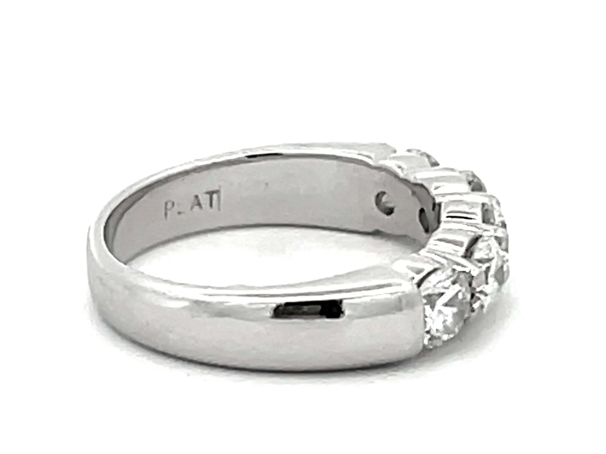 1 Carat Diamond Band Ring Platinum