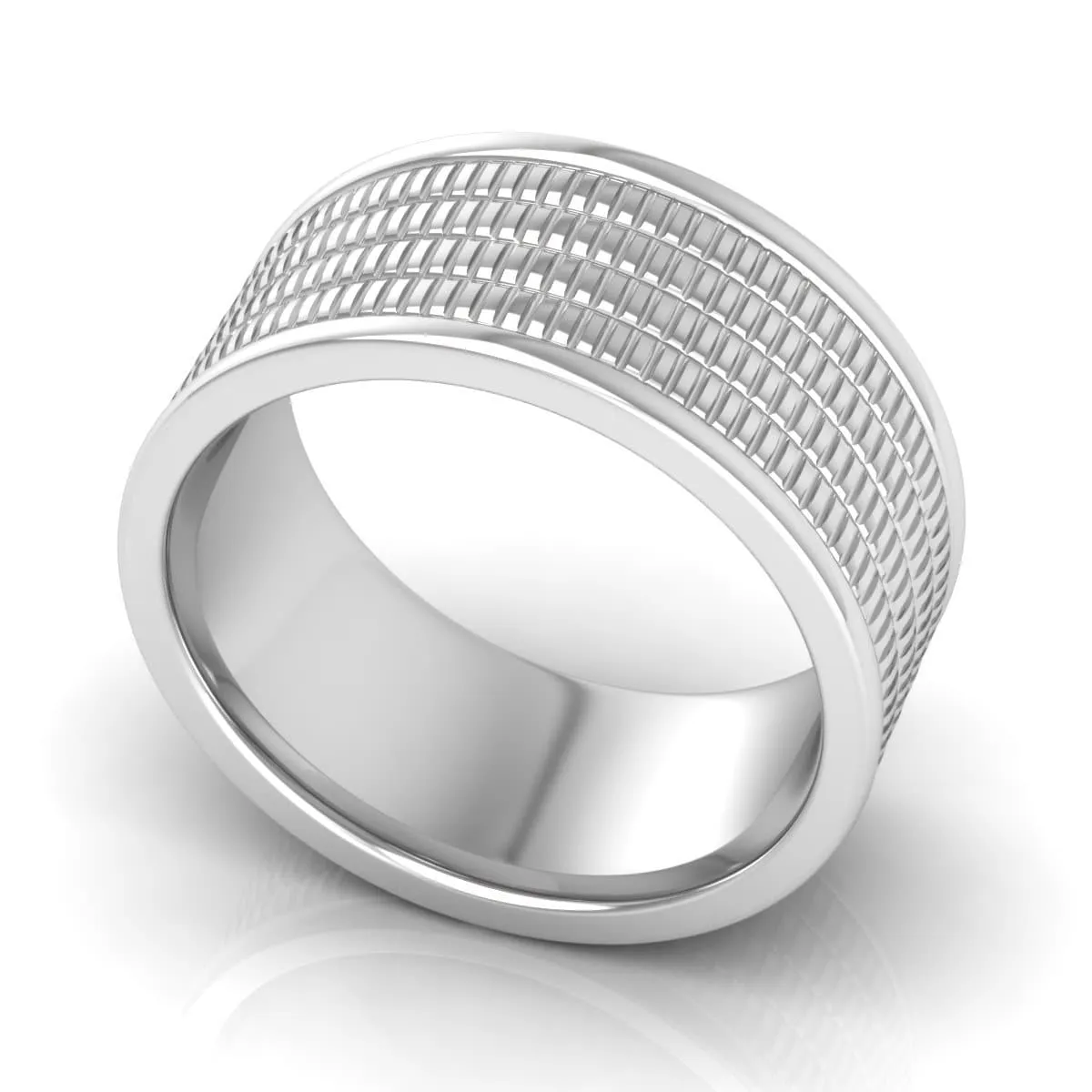 10.0 mm Plain Wedding Band in 14KT, 18KT & Platinum