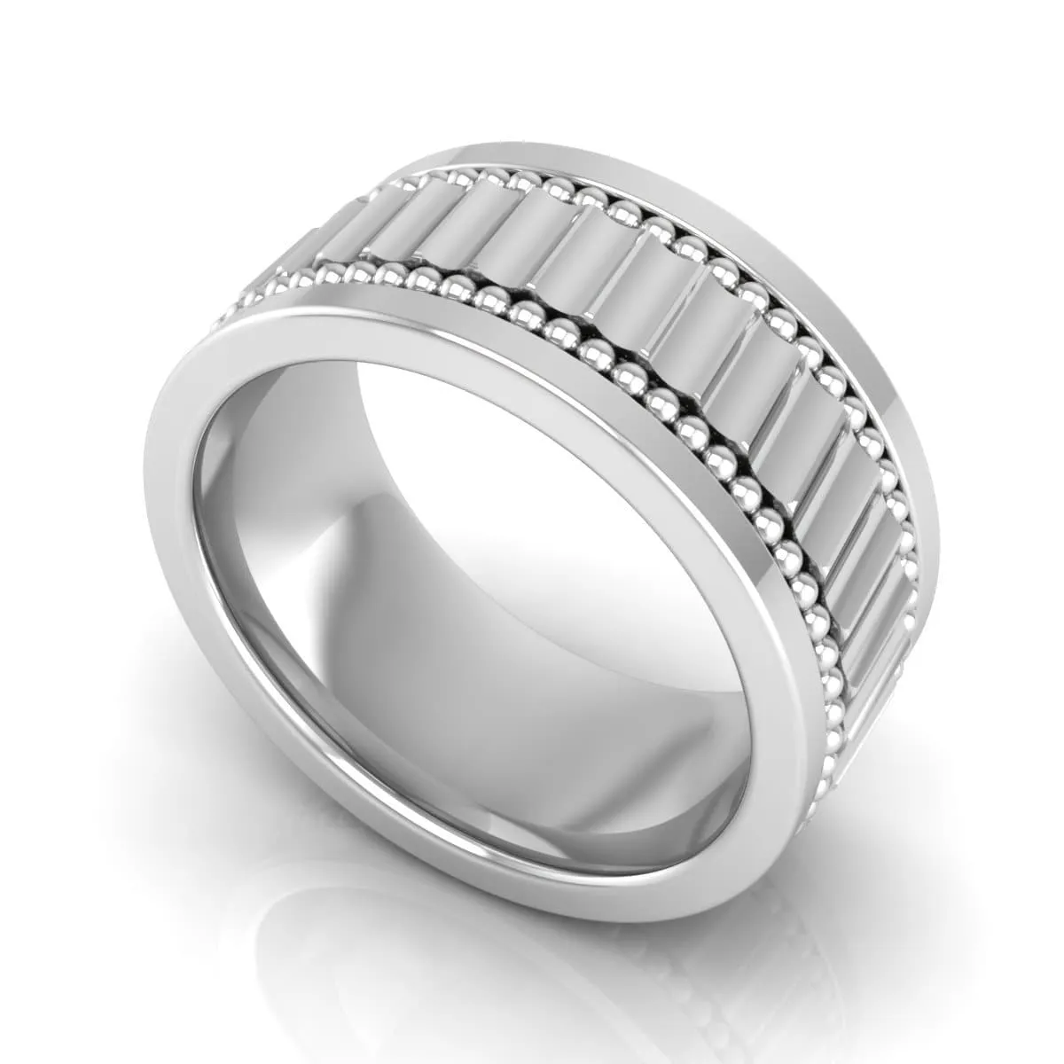 10.0 mm Plain Wedding Band in 14KT, 18KT & Platinum