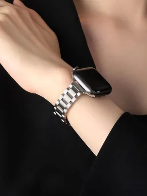 1pc Metal Watchband - Silver