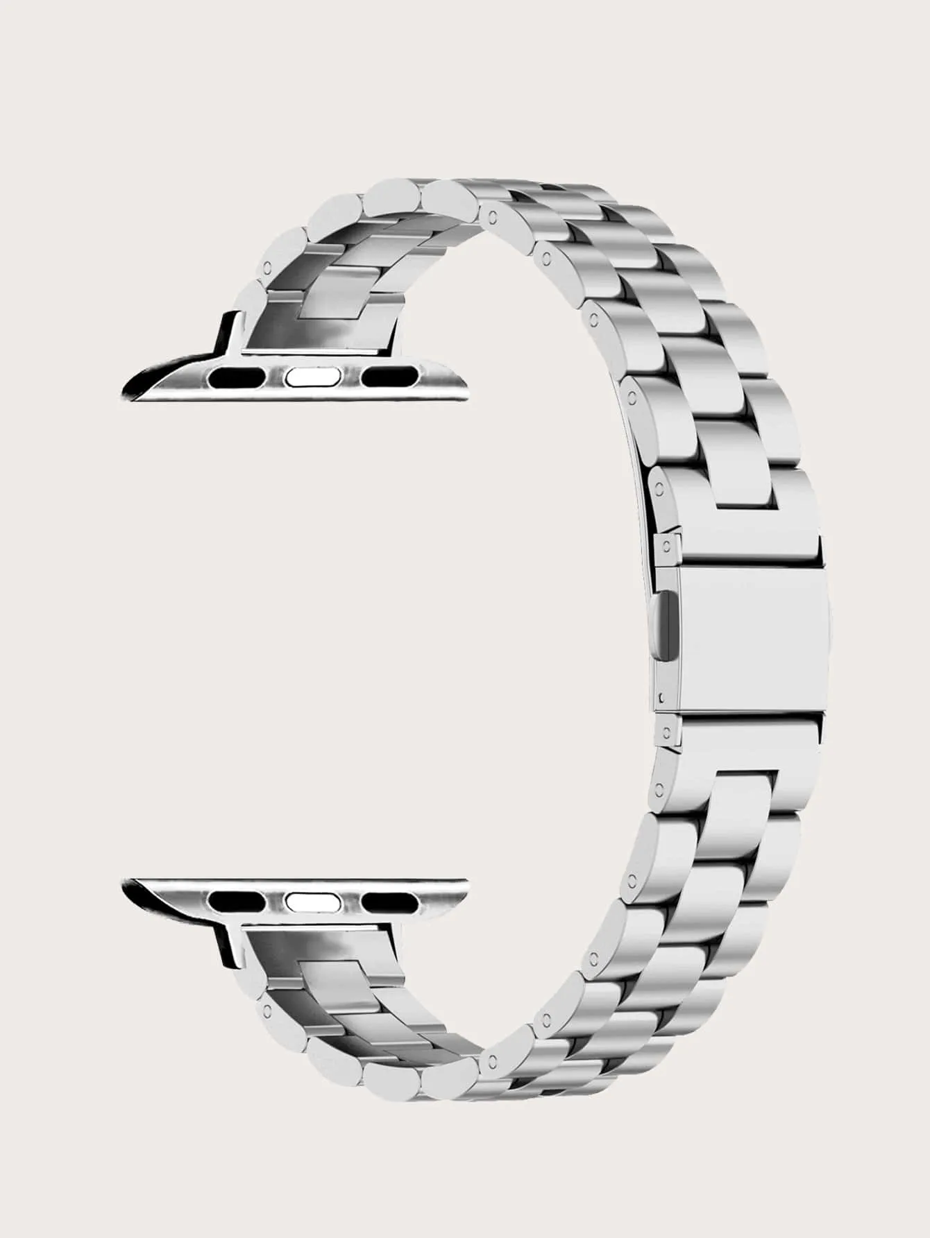 1pc Metal Watchband - Silver