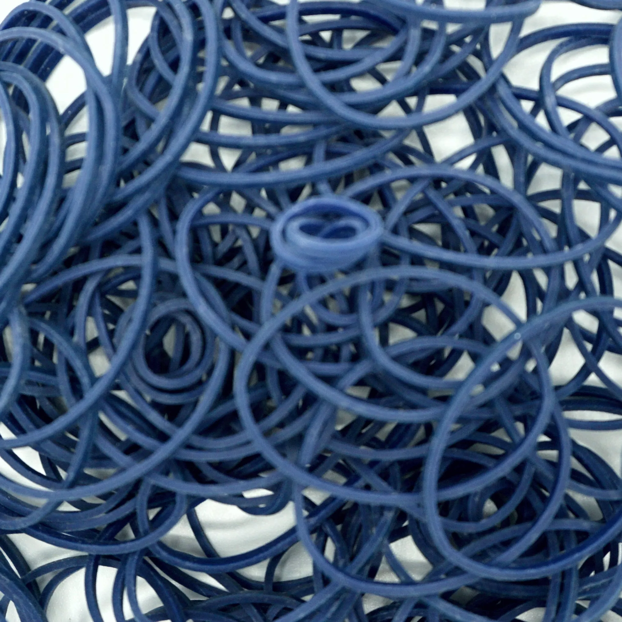 200, Blue, Jumbo, Rubber Bands for Pony Tails and Braids