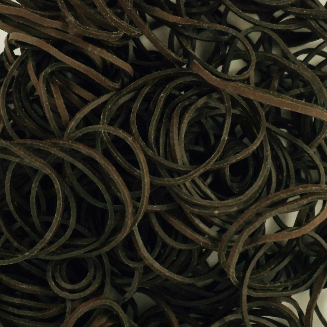 200, Brown, Jumbo, Rubber Bands for Pony Tails and Braids