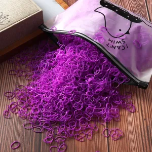 2000 Piece Lot Girls Hair Bands Hair Accessories Nylon Rubber Bands Elastic Headband for Children Ponytail Holder Bands Kids