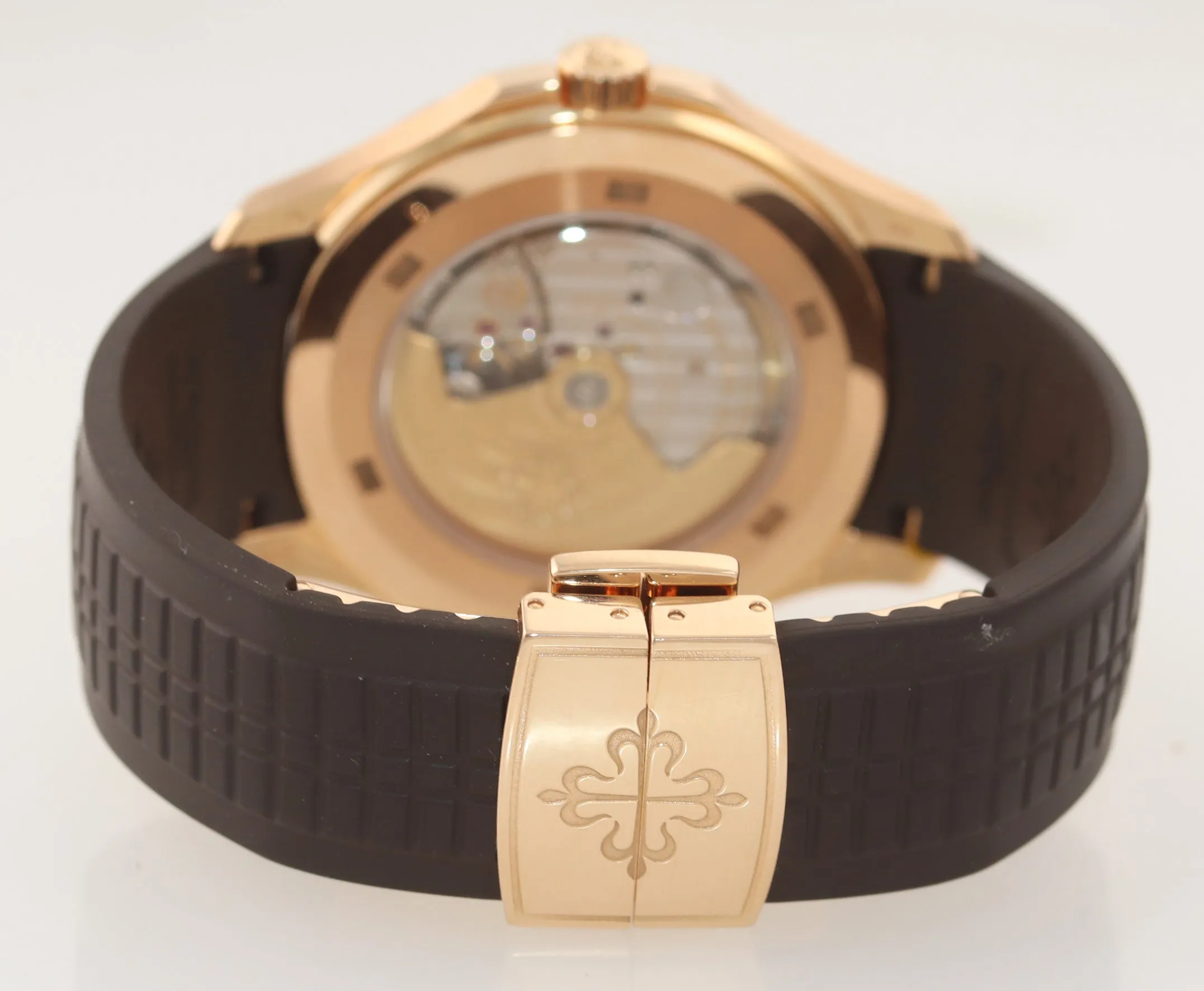 2016 PAPERS 5167R Patek Philippe Aquanaut Rose Gold Brown 40mm Tropical Watch