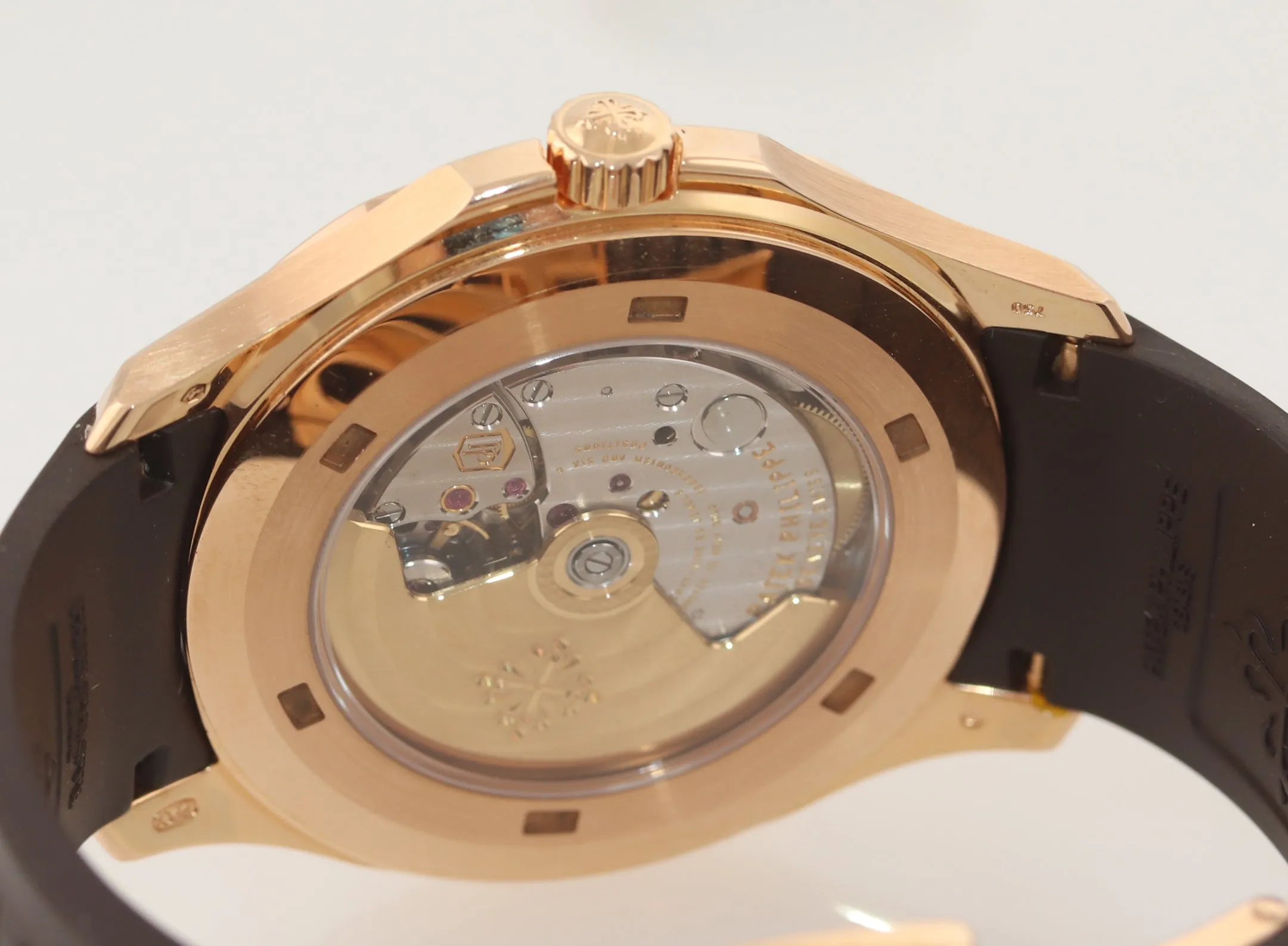 2016 PAPERS 5167R Patek Philippe Aquanaut Rose Gold Brown 40mm Tropical Watch