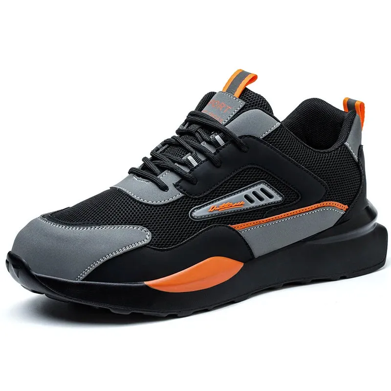 2023 Autumn Winter Shoes Security Boots Anti Smashing Anti Piercing Work Sneakers Safety Shoes Men Platform Protective Footwear