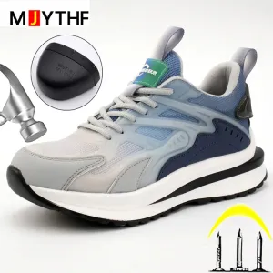 2023 Autumn Winter Shoes Security Boots Anti Smashing Anti Piercing Work Sneakers Safety Shoes Men Platform Protective Footwear
