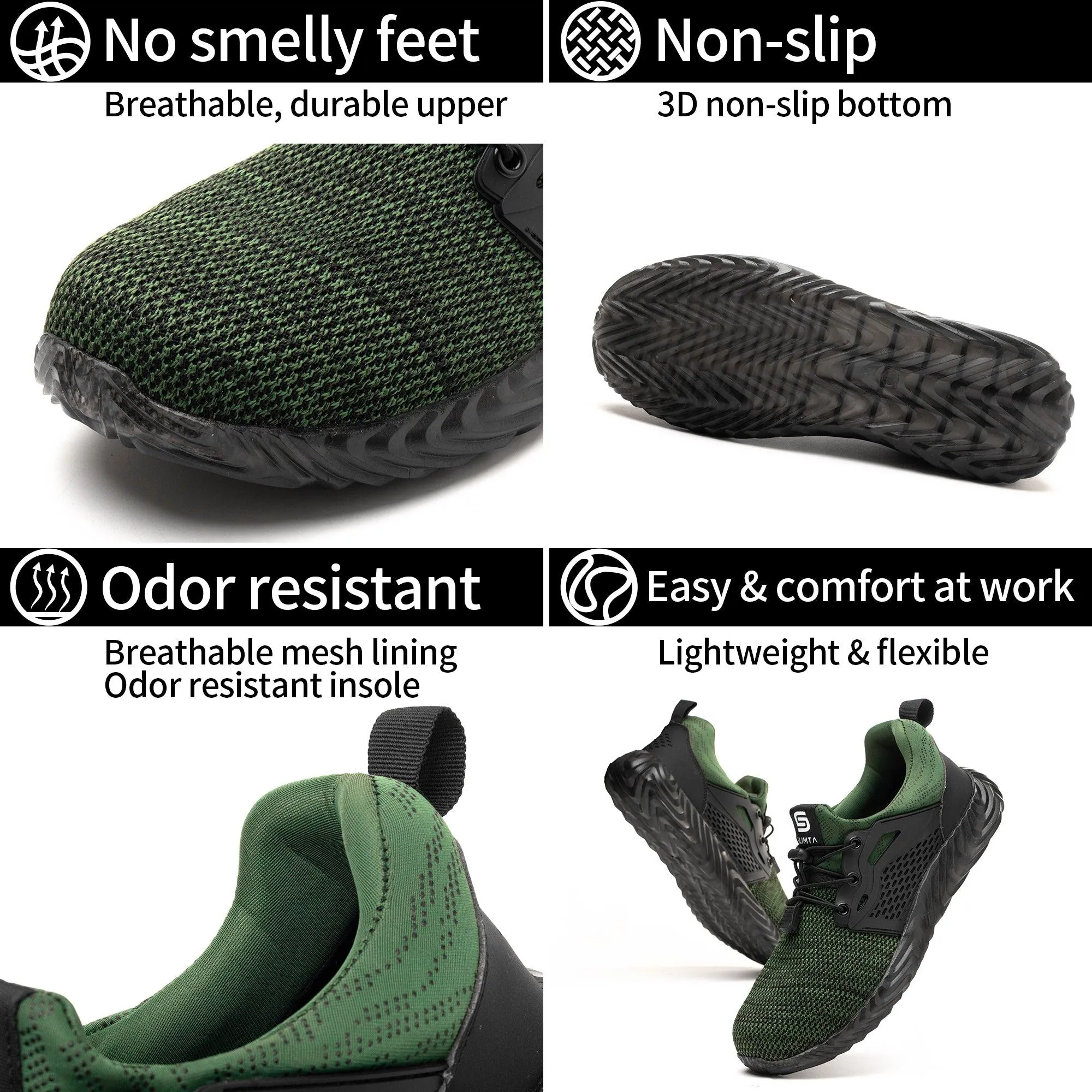 223 Ryder Green Safety Shoes