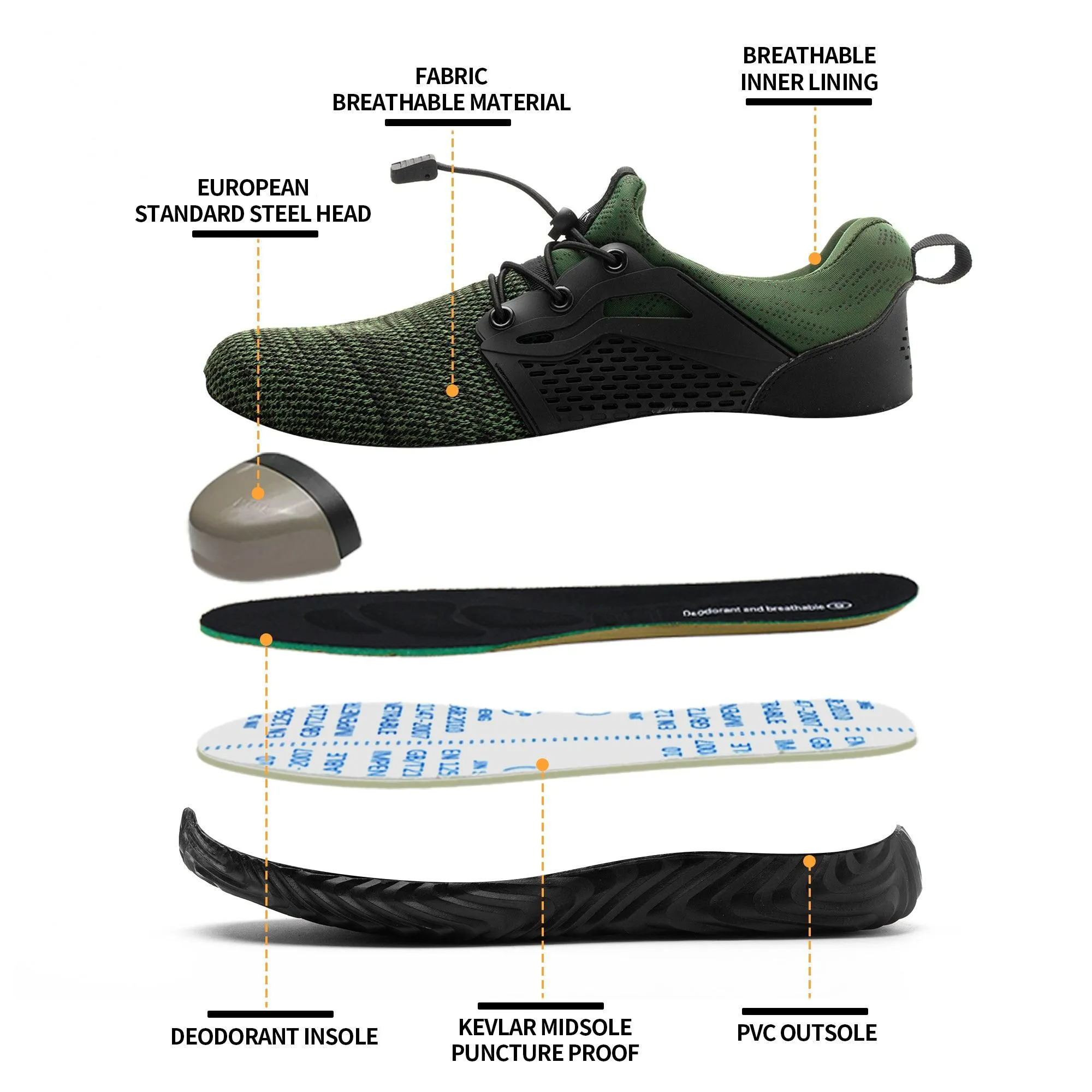 223 Ryder Green Safety Shoes