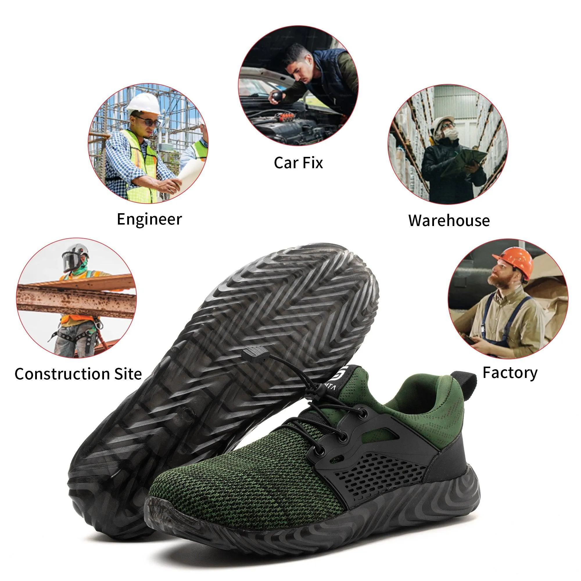 223 Ryder Green Safety Shoes