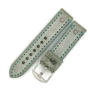 22MM Wax Leather Watch Band