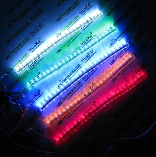 24cm/48cm/72cm/96cm/120cm Waterproof Flexible Grill LED Strip Light for Motorcycle, Car Lighting