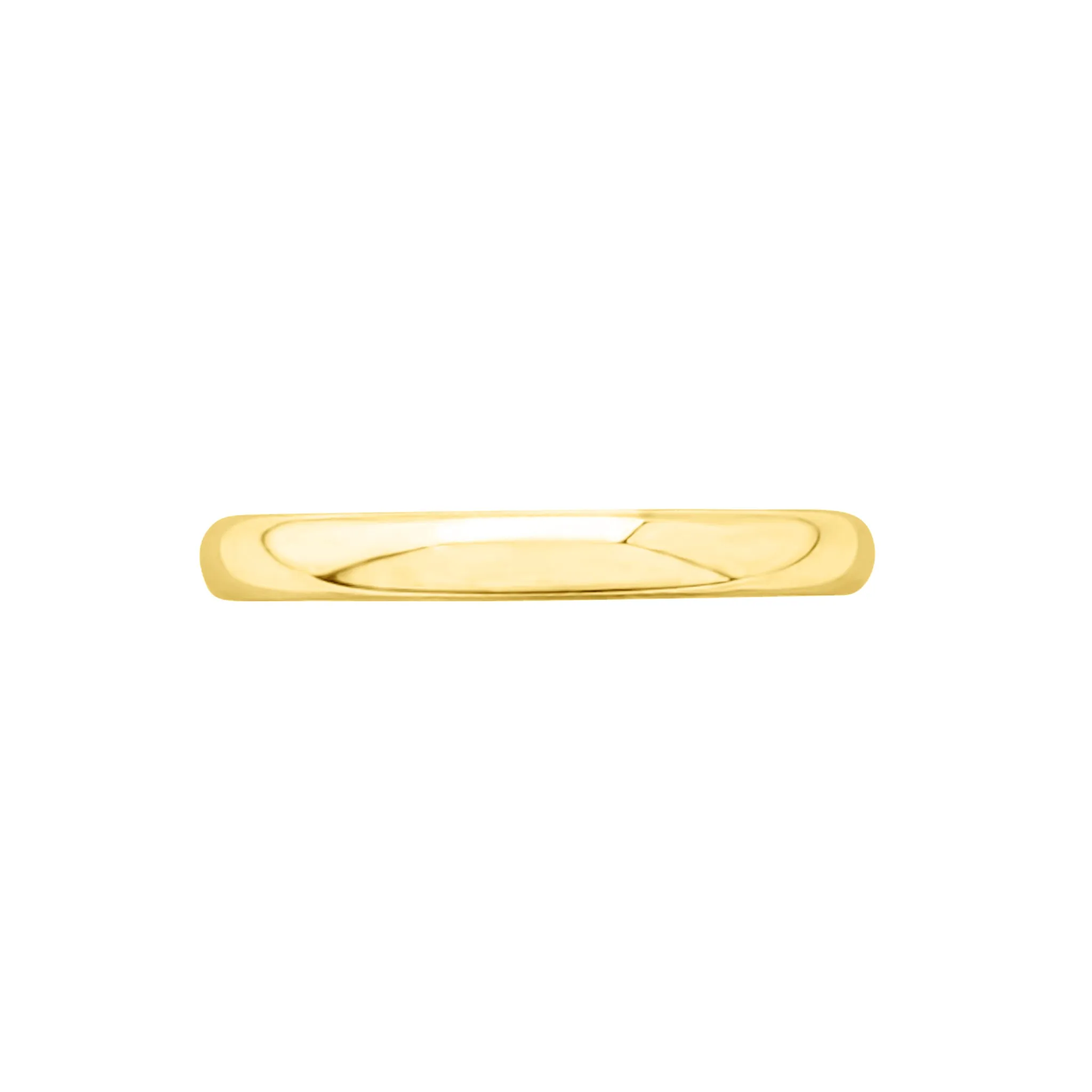 2.5mm European Fit Wedding Band