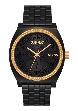 2PAC TIME TELLER Black Gold Watch A1378-010