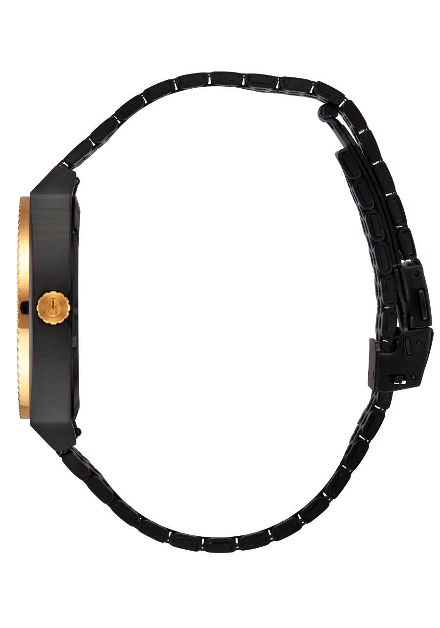 2PAC TIME TELLER Black Gold Watch A1378-010