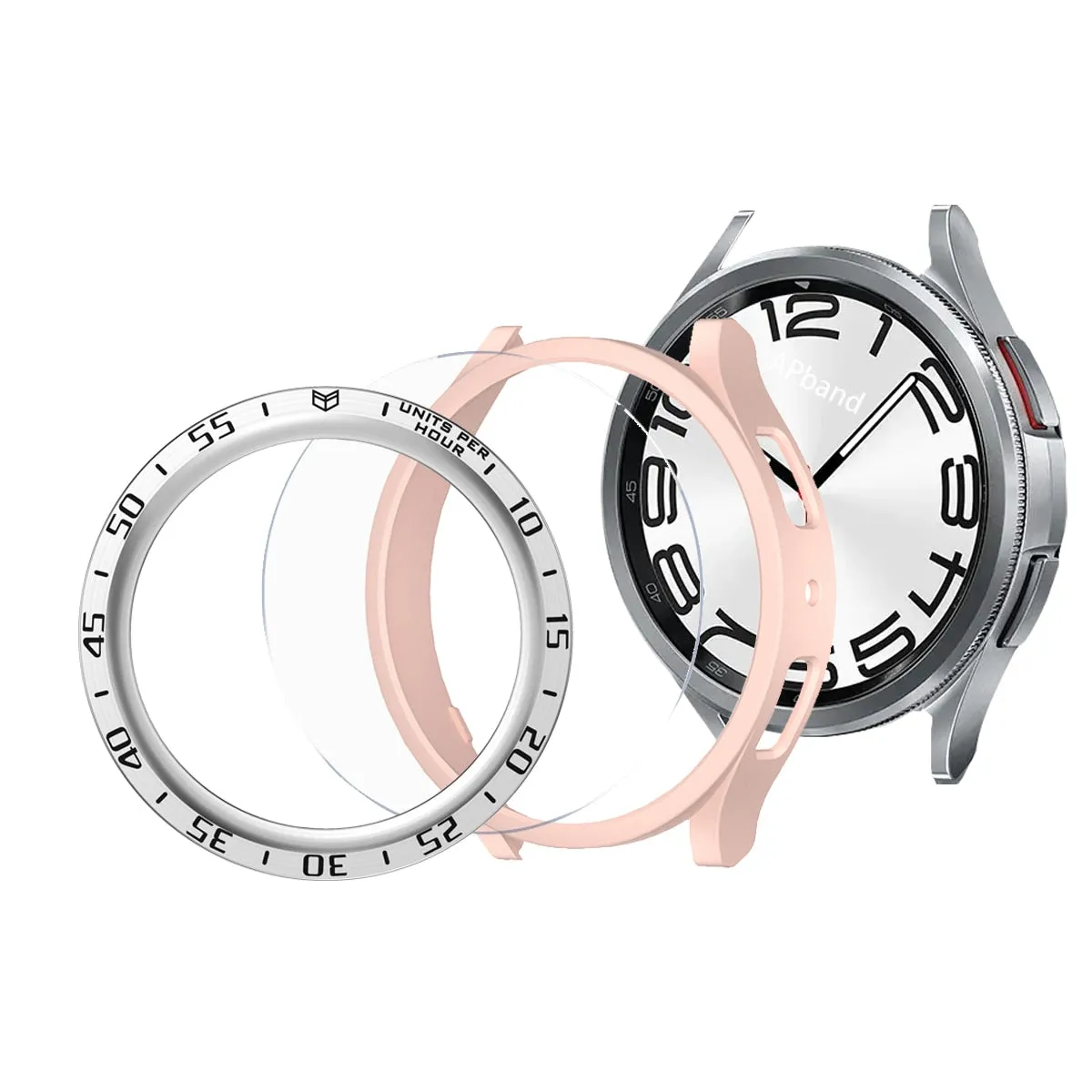 3pcs of Case   Glass   Metal Bezel for Samsung Galaxy Watch