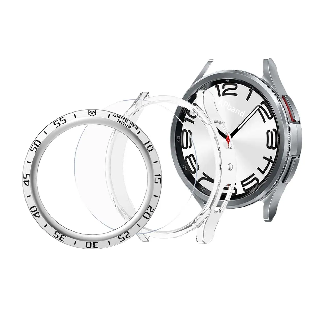 3pcs of Case   Glass   Metal Bezel for Samsung Galaxy Watch