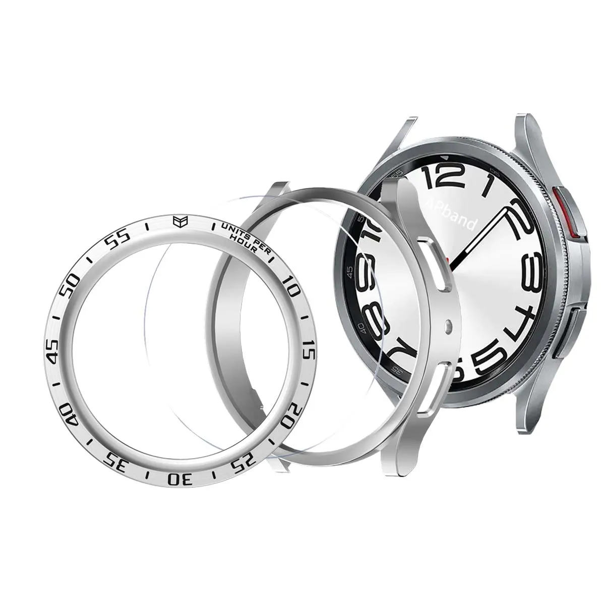 3pcs of Case   Glass   Metal Bezel for Samsung Galaxy Watch