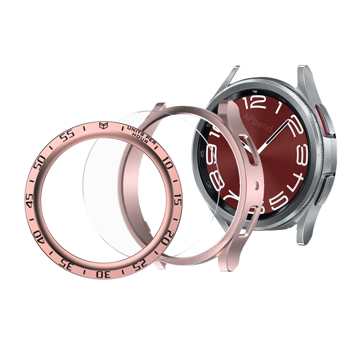 3pcs of Case   Glass   Metal Bezel for Samsung Galaxy Watch
