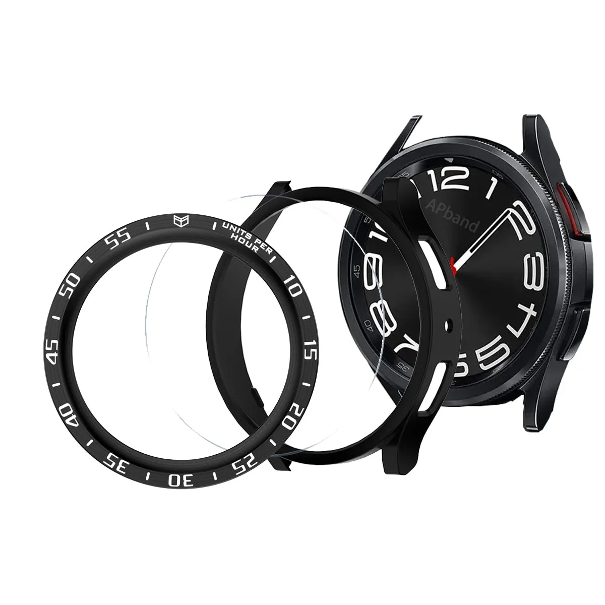 3pcs of Case   Glass   Metal Bezel for Samsung Galaxy Watch