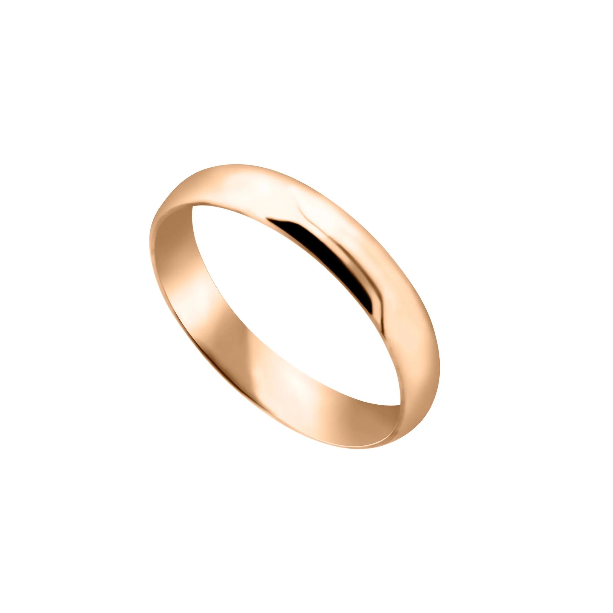 4mm Comfort Fit Wedding Band