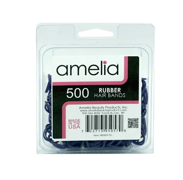 500 Count Purple Rubber Bands