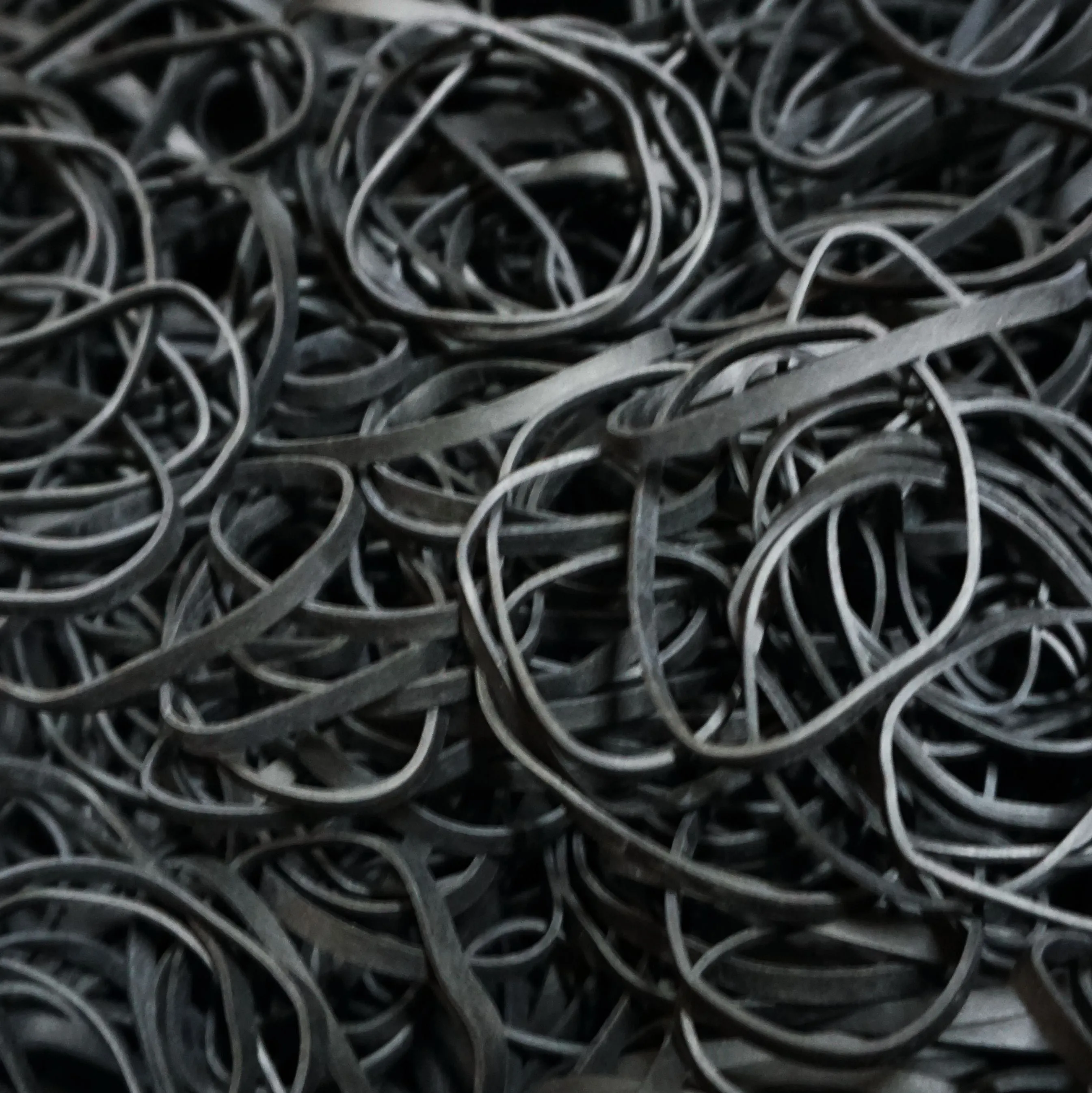 60, Black, Giant Size, Rubber Bands for Pony Tails, Braids and Dreadlocks