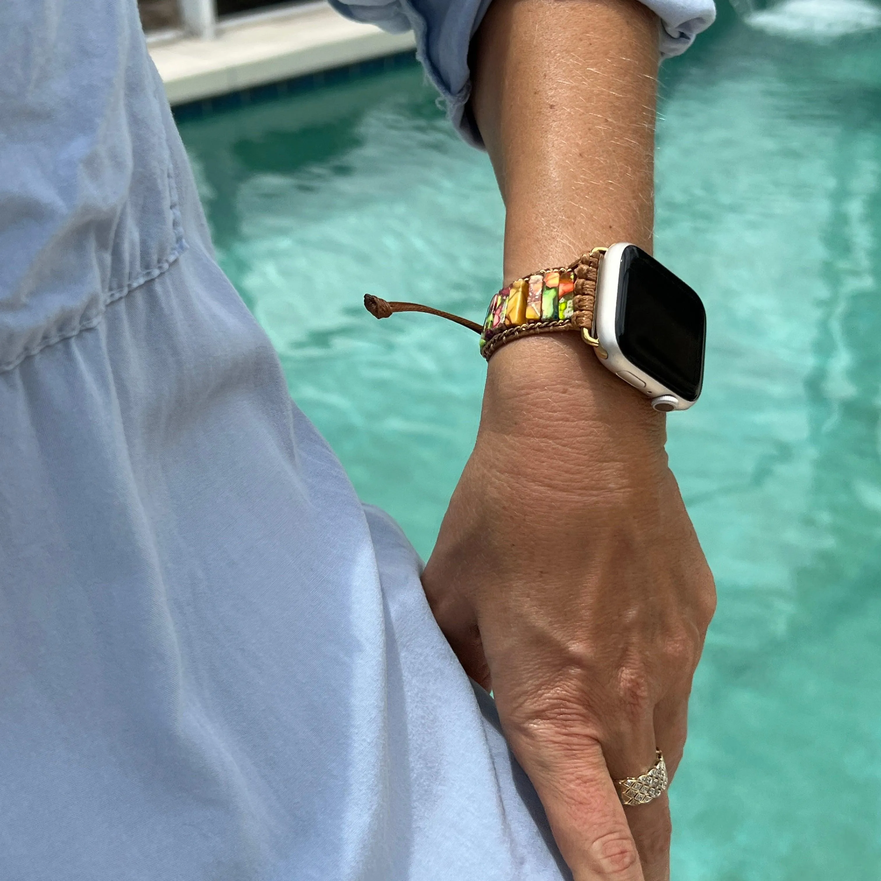 A Splash of Joy | Boho Watch Band for Apple Watch ®
