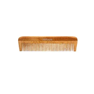 ABPStyle, 5in Neem Wood Fine Tooth Comb. Anti-Static, Damage Free, Promotes Hair Growth, Environmentally Friendly