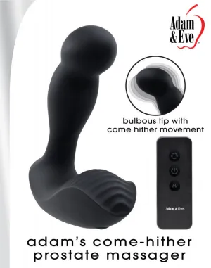 Adam's Come Hither  Prostate Massager - Black