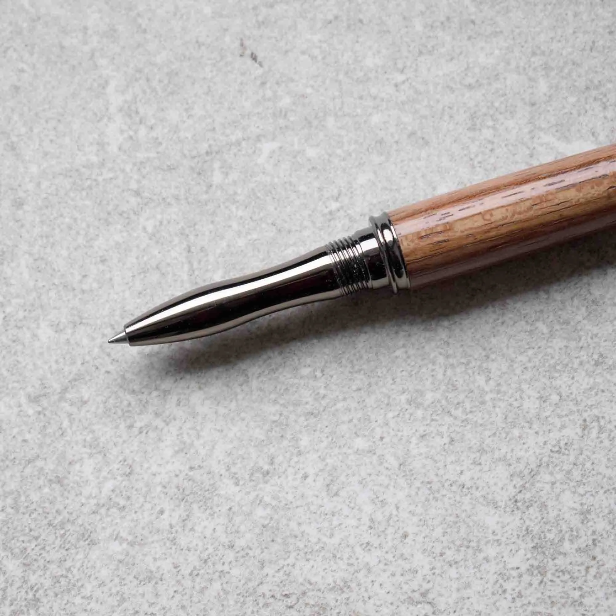 Admin - Premium Hand Turned Fountain or Rollerball Pen / Jatoba Cherry Wood