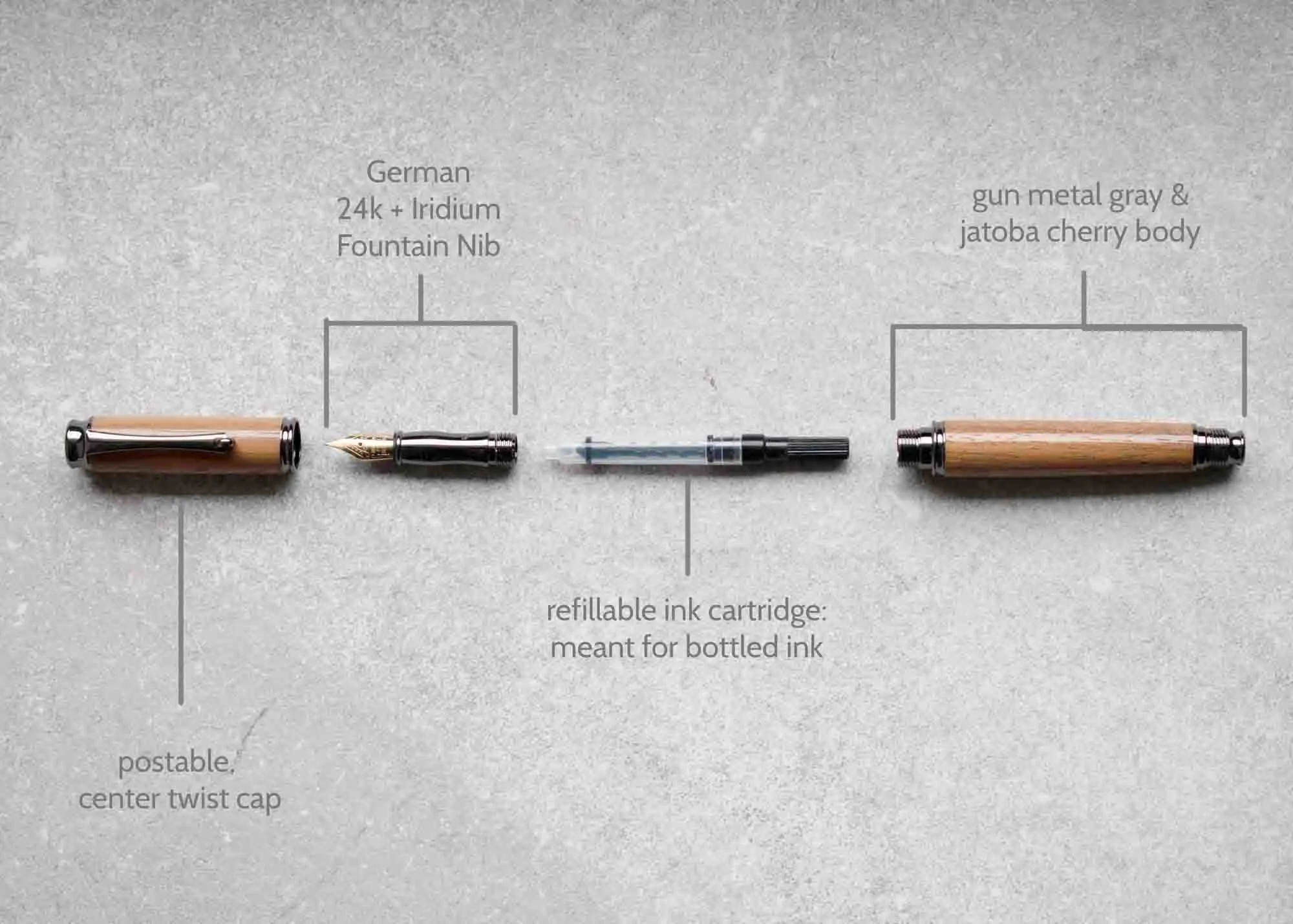 Admin - Premium Hand Turned Fountain or Rollerball Pen / Maple Burl Wood