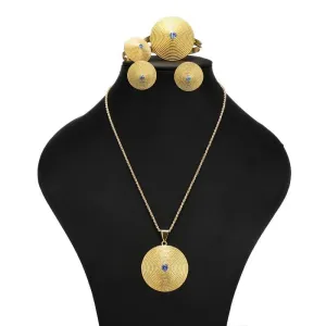 African Jewelry Sets Blue Stone