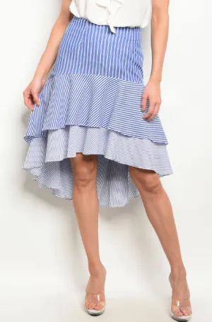 Alana |  Hi-low Ruffle Skirt