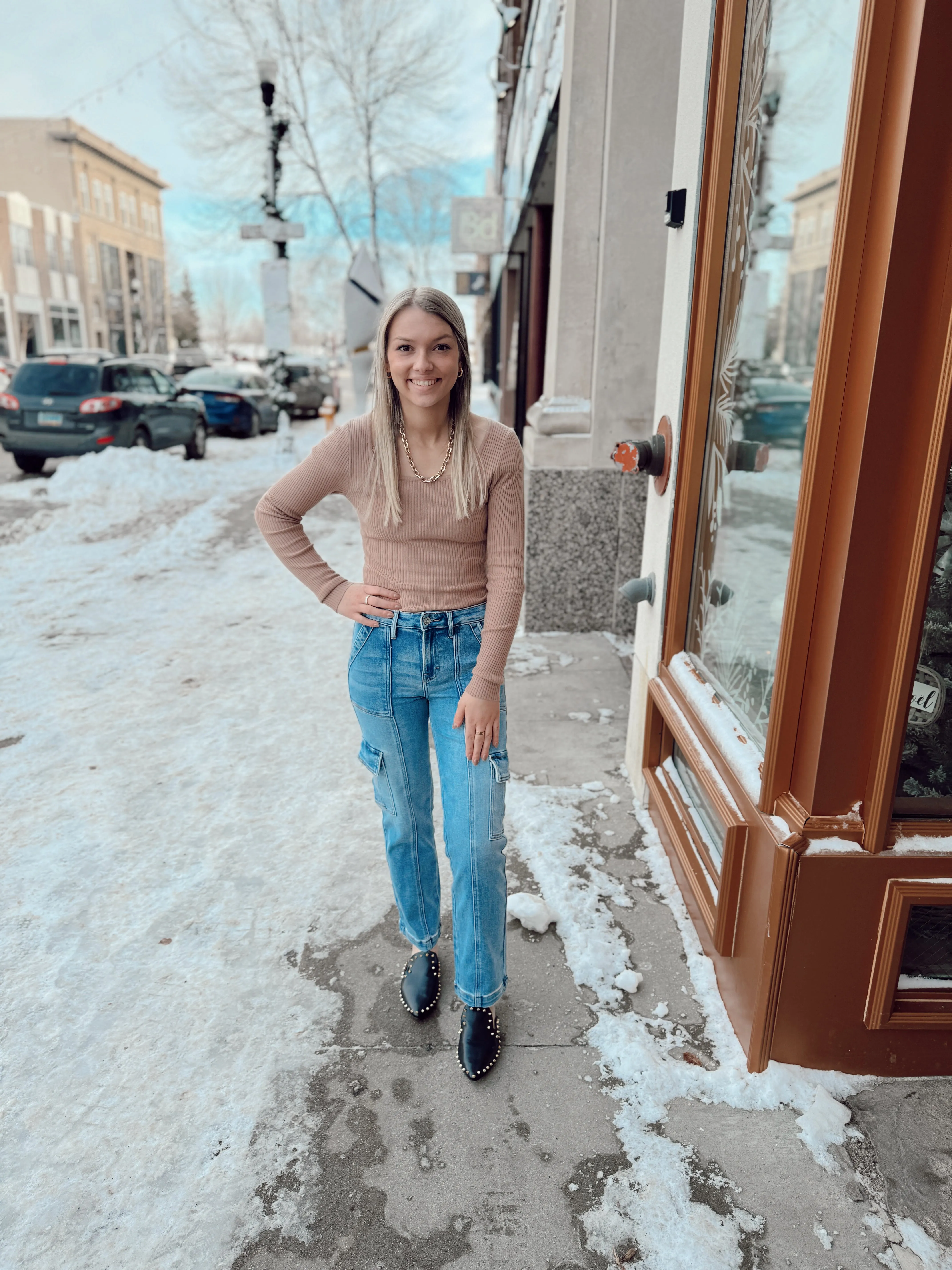 Allie Square Neck Top