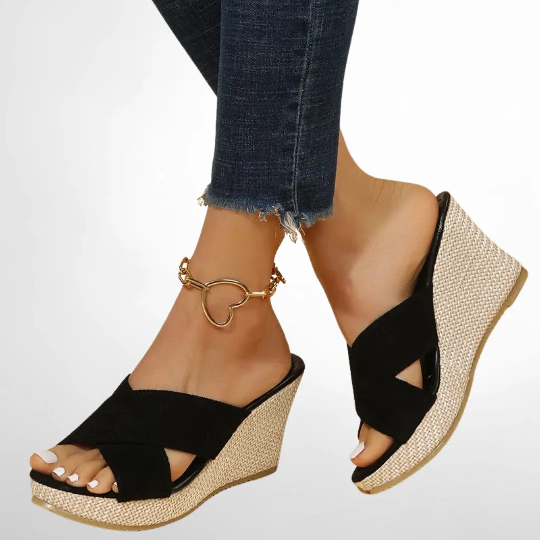 Alma Casual Comfort Wedges Sandals