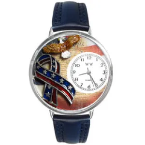 American Patriotic Watch in Silver (Large)