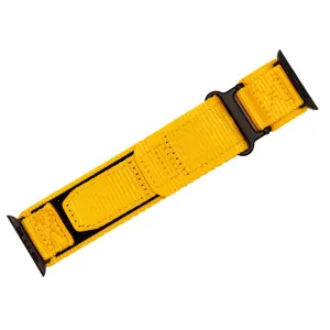 Apple Band - Nylon Velcro - Yellow