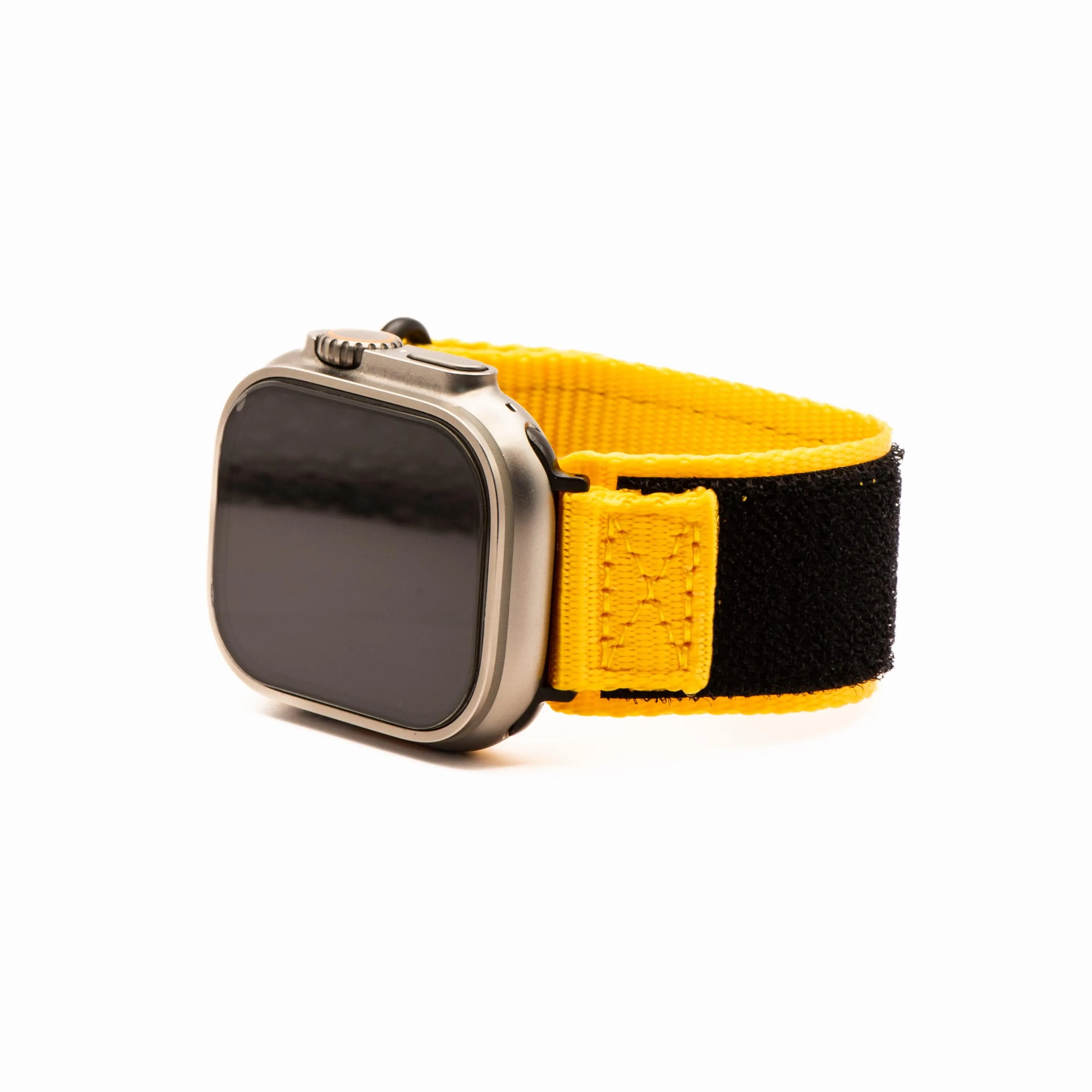 Apple Band - Nylon Velcro - Yellow