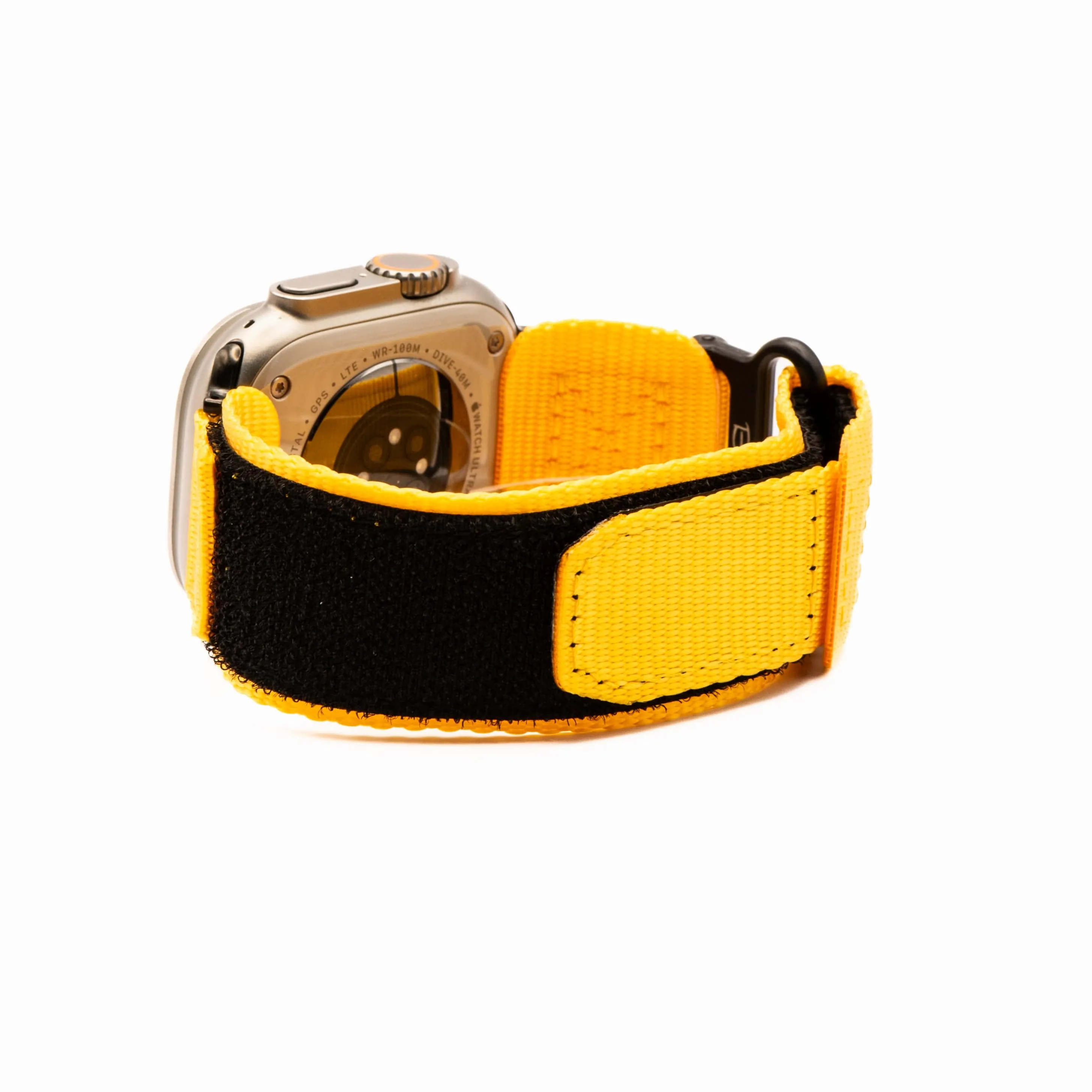 Apple Band - Nylon Velcro - Yellow