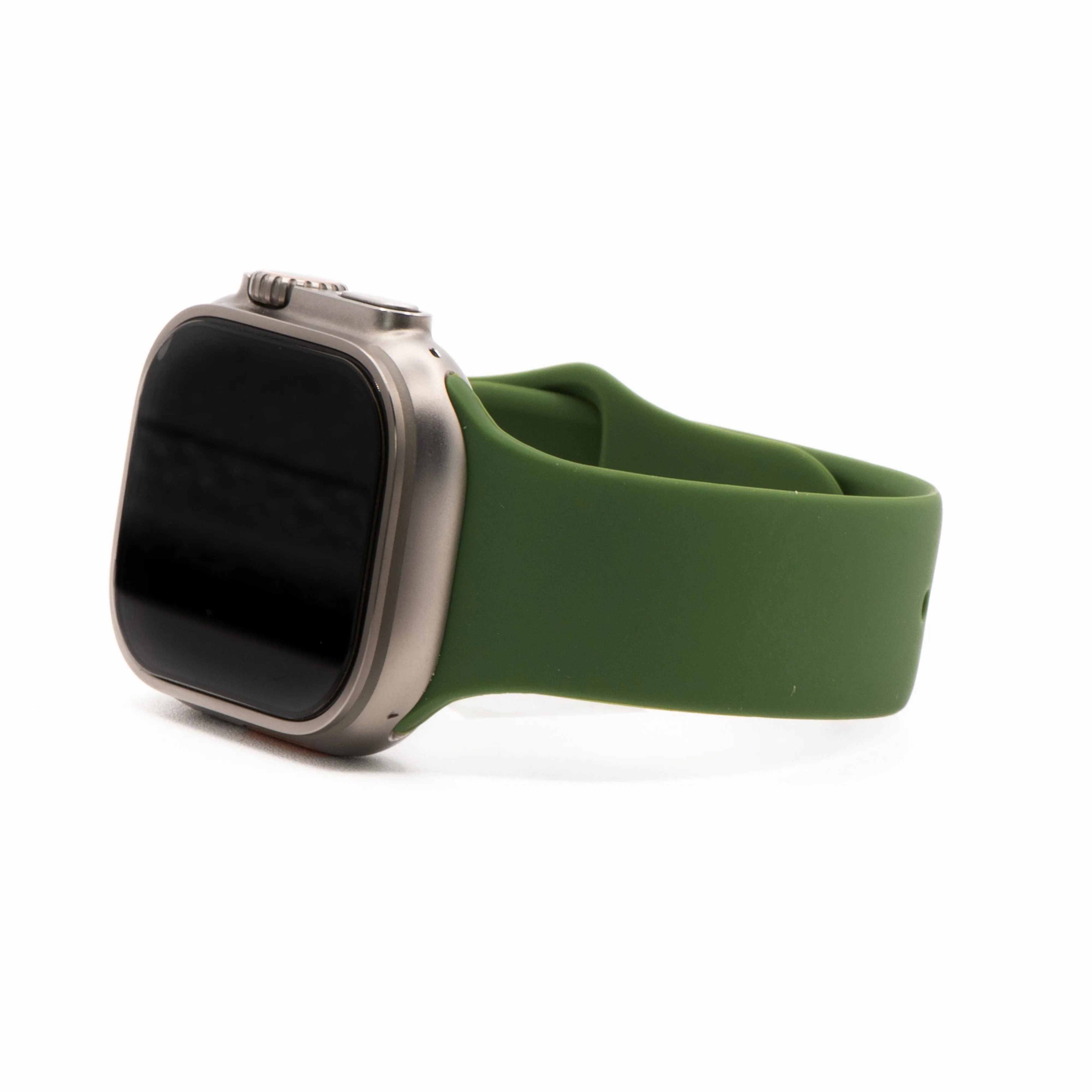 Apple Band Silicone Solid - Evergreen