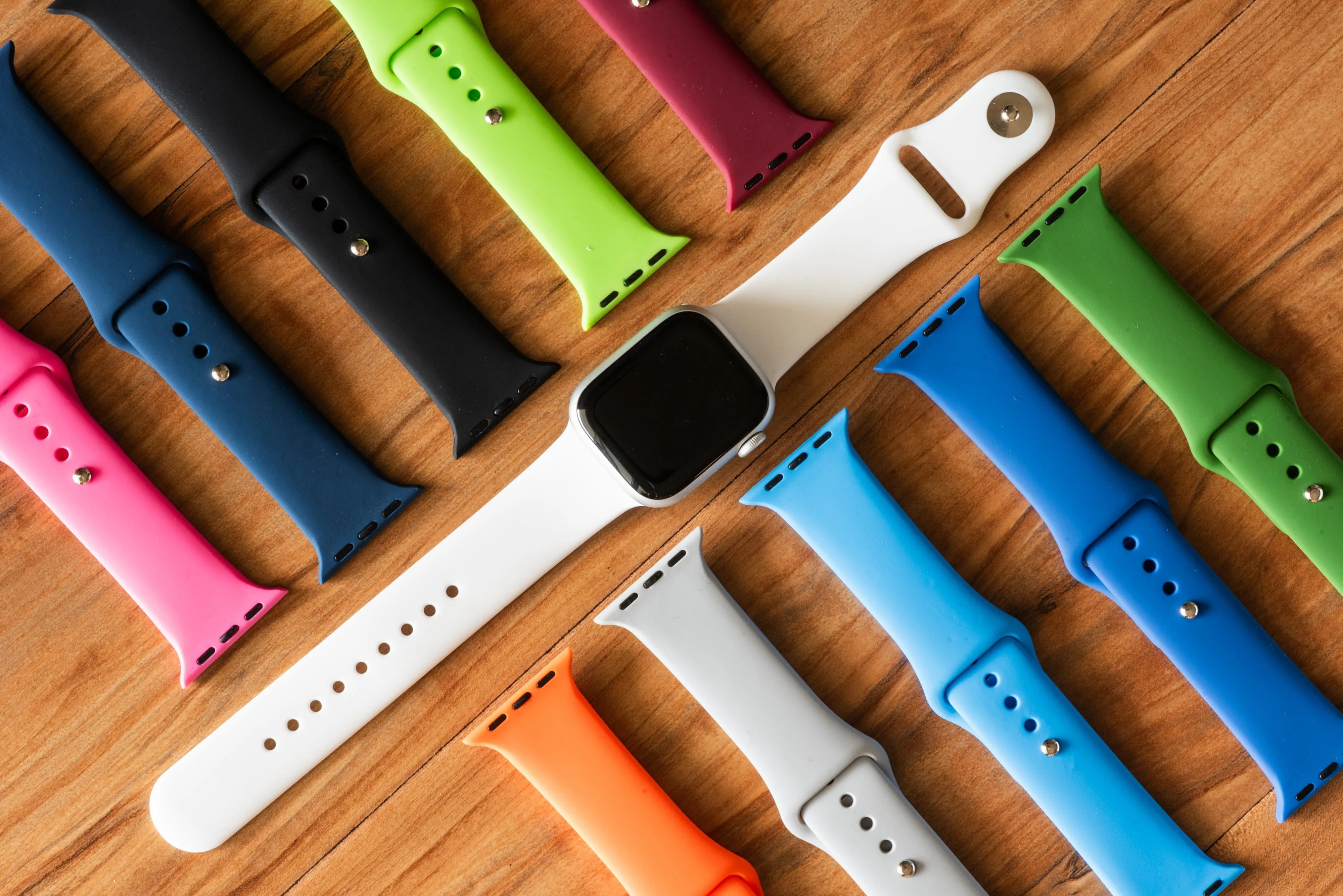 Apple Band Silicone Solid - Evergreen