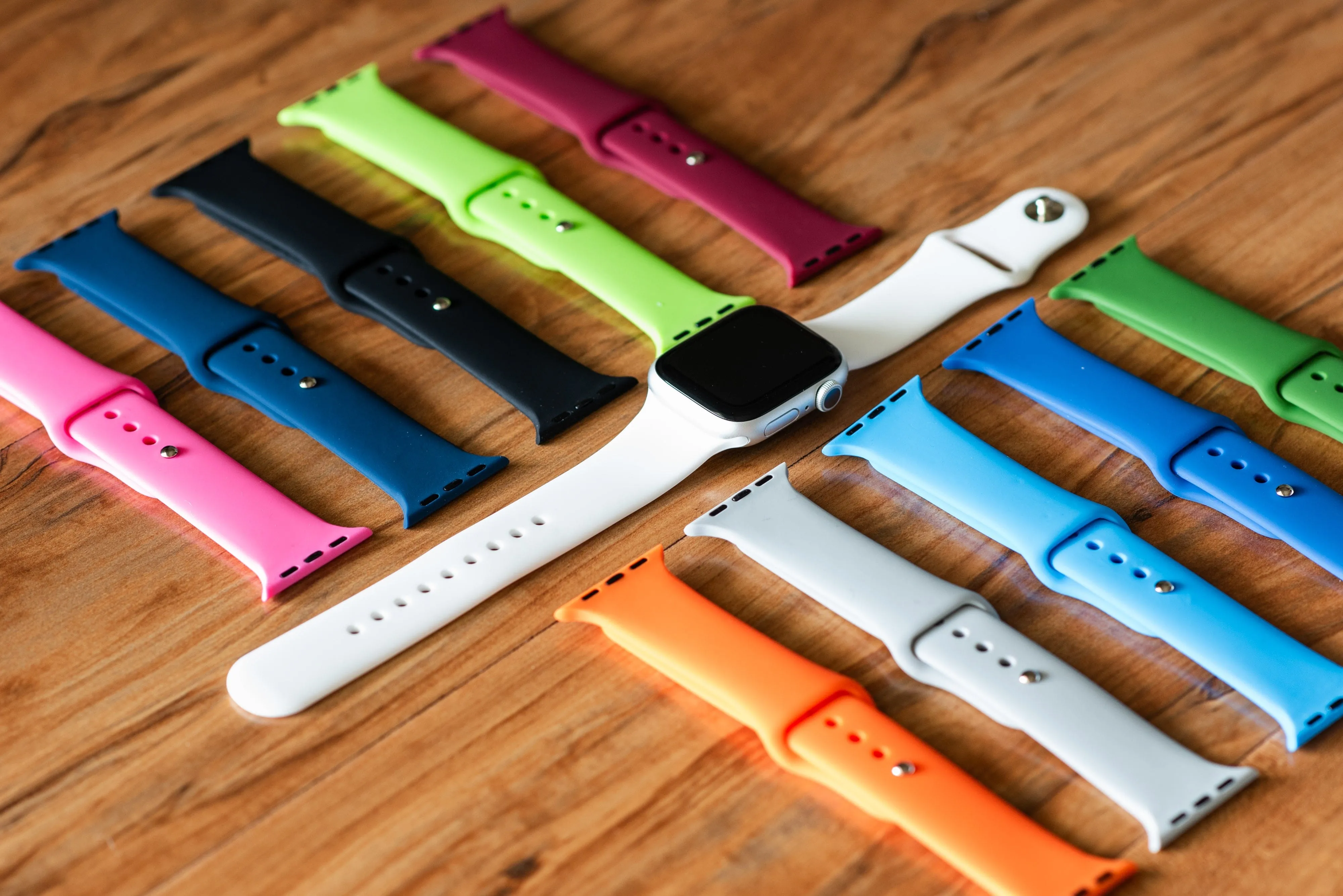 Apple Band Silicone Solid - Evergreen