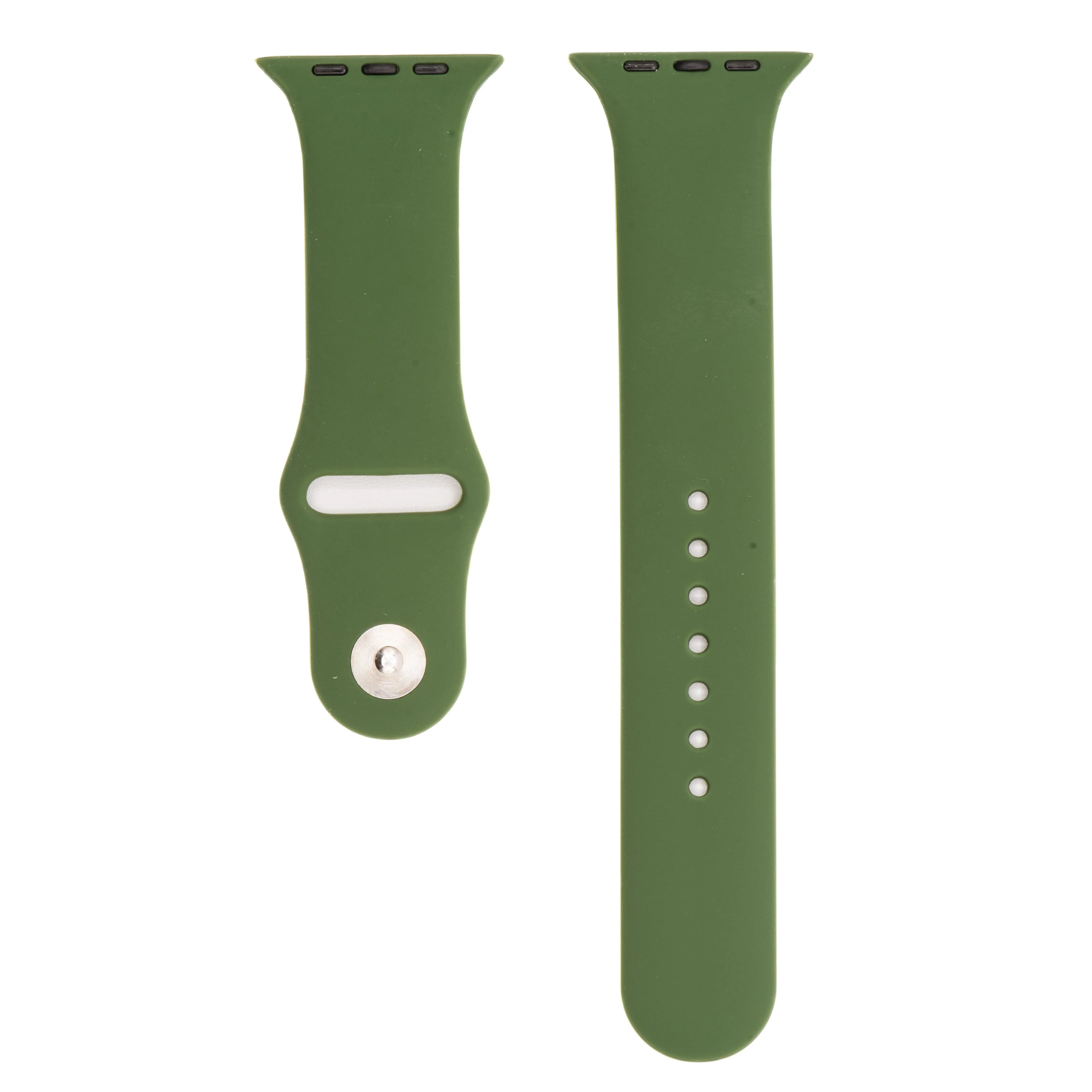 Apple Band Silicone Solid - Evergreen